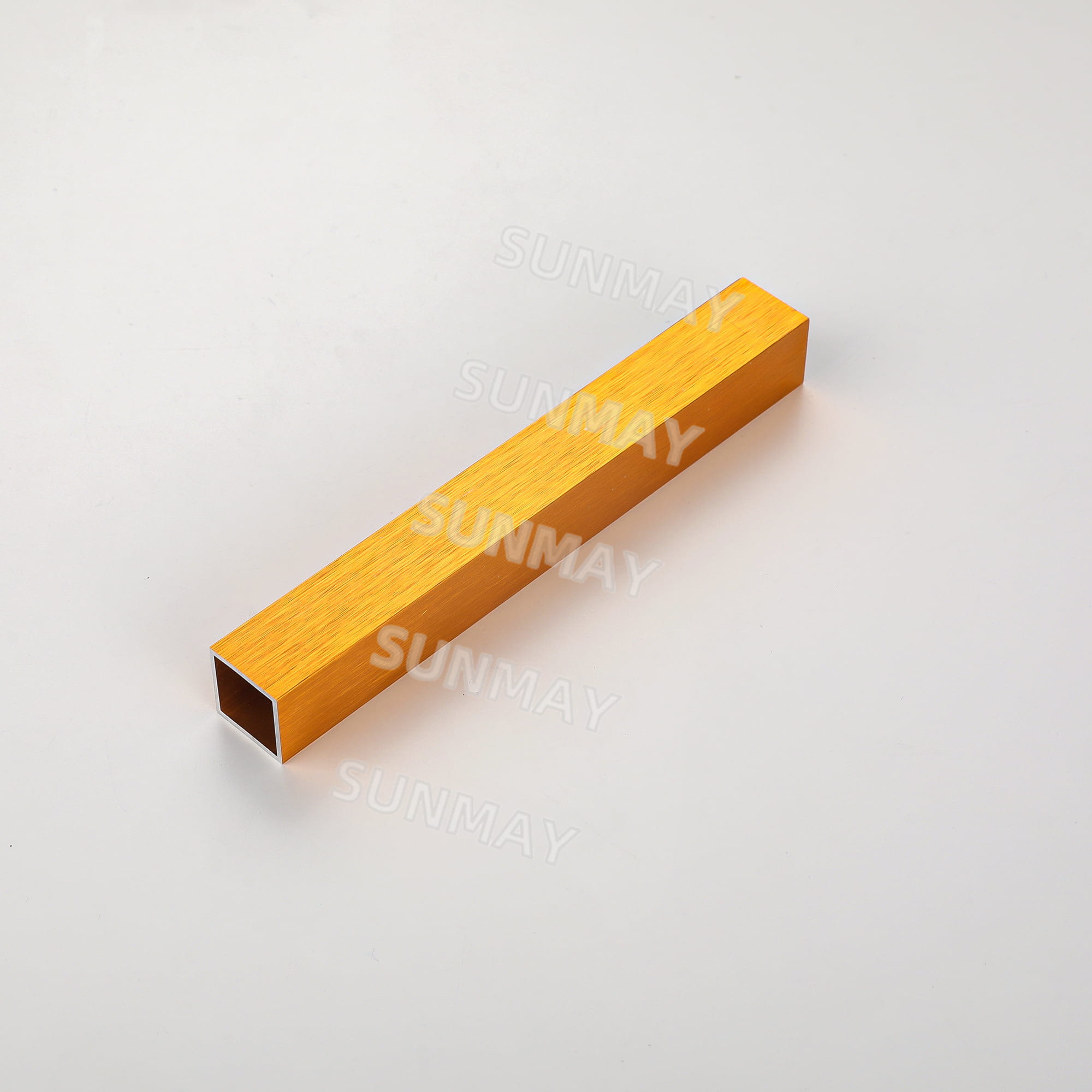 Gold Yellow Painted Hard Anodized Extruded Aluminum Profiles