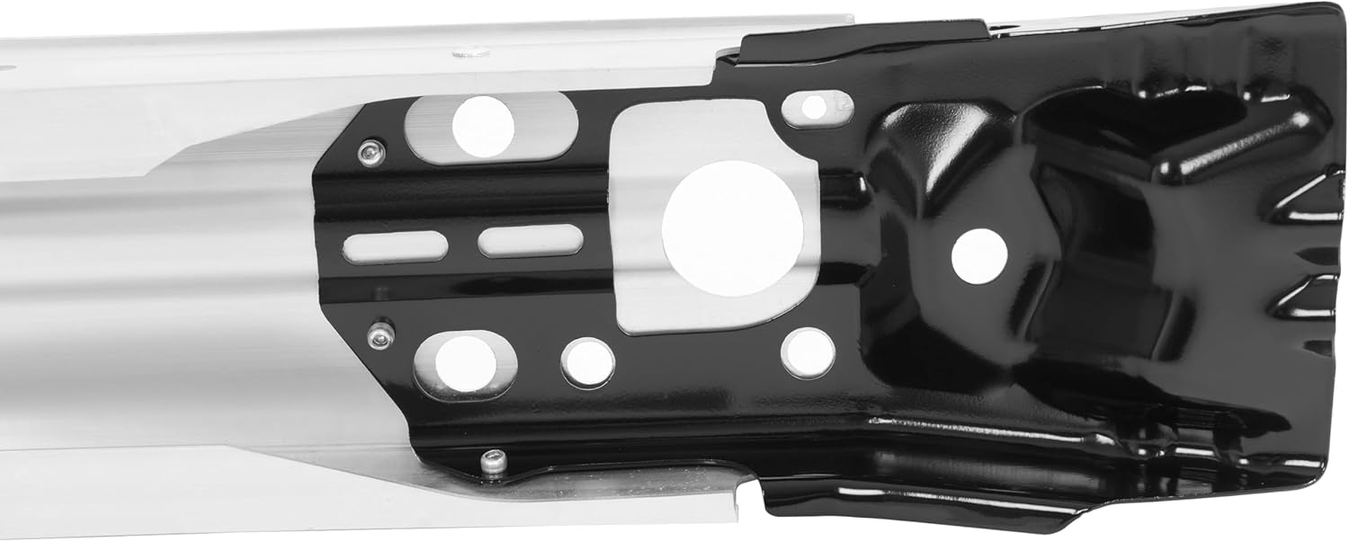 Camry aluminum bumper bar front view installed on vehicle