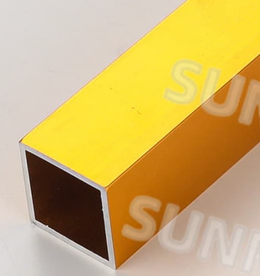 gold anodized aluminum